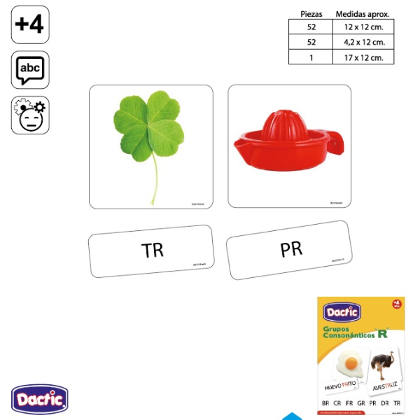 Grupos consonánticosl R