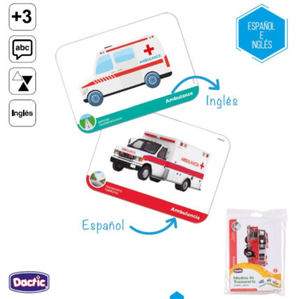 Medios de transporte (español - inglés)
